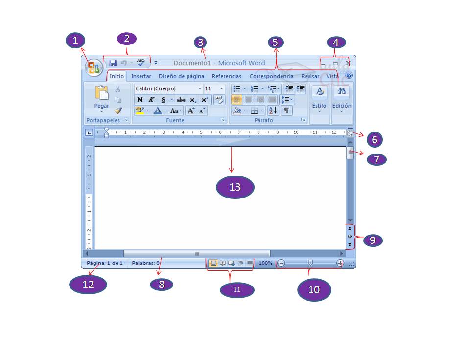Area de Trabajo de Microsoft Word 2007 | alfredooo